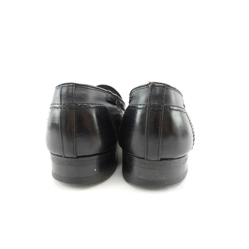 Footjoy Classics 75309 Mens Black Leather Tassel Loafers‎ Dress Shoes 9 C Narrow
